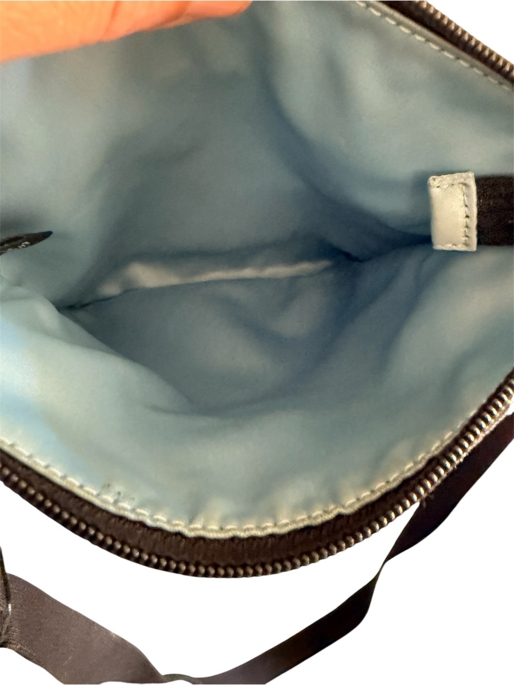 Coach Penelope Signature Jacquard Crossbody Bag Black Grey Canvas Leather Trim - Picture 5 of 7